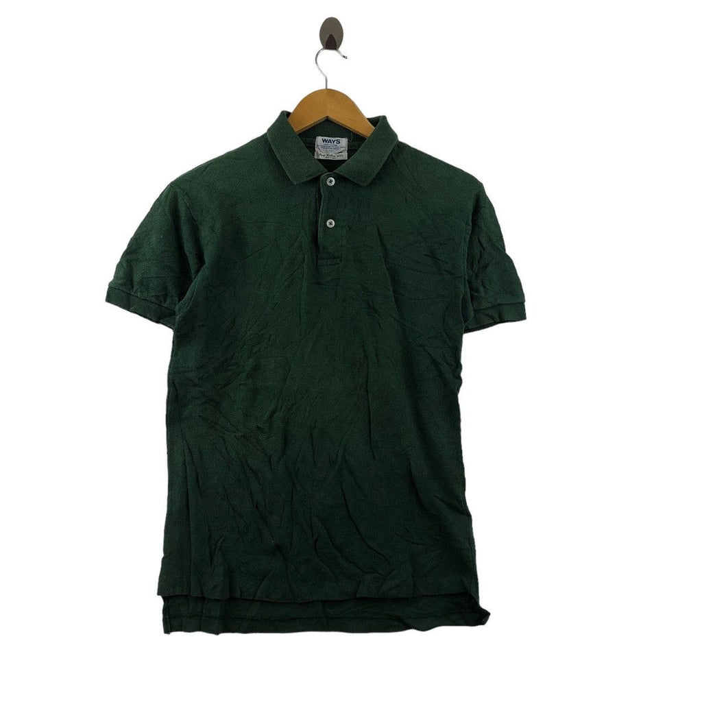 Vintage WAYS BY PROJECT Made In Japan Pure Cotton Polo Tee Shirt