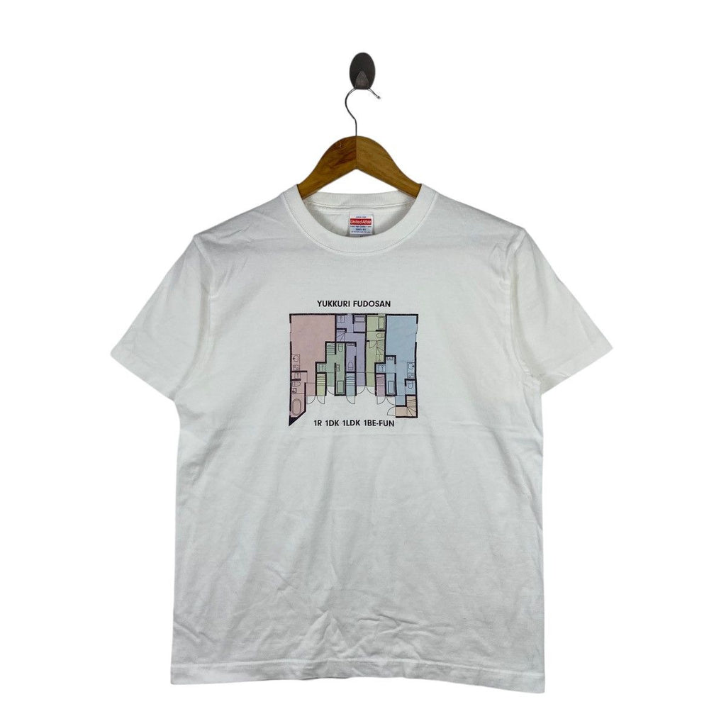 YUKKURI FUDOSAN JAPAN Snail Character Hatsuse Mita Tee Shirt Top Artwork Illustration