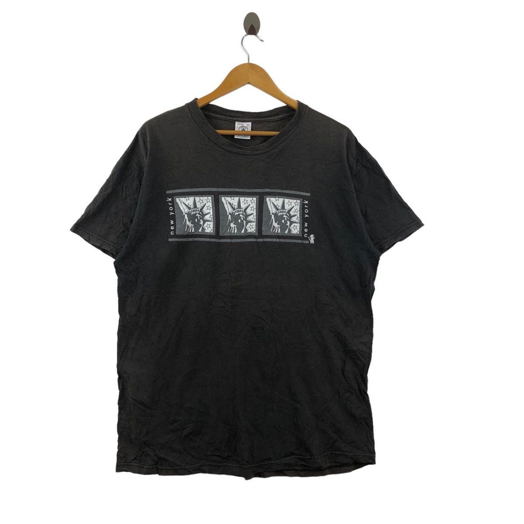 Vintage KEITH HARING New York Statue Liberty Tee Shirt Artwork Pop Art