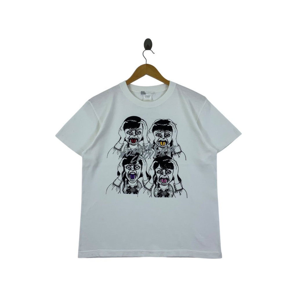 BEAMS PLUS x MOMOIRO CLOVER Z x KAZUO UMEZZ Tee Shirt Top Japan Horror Manga