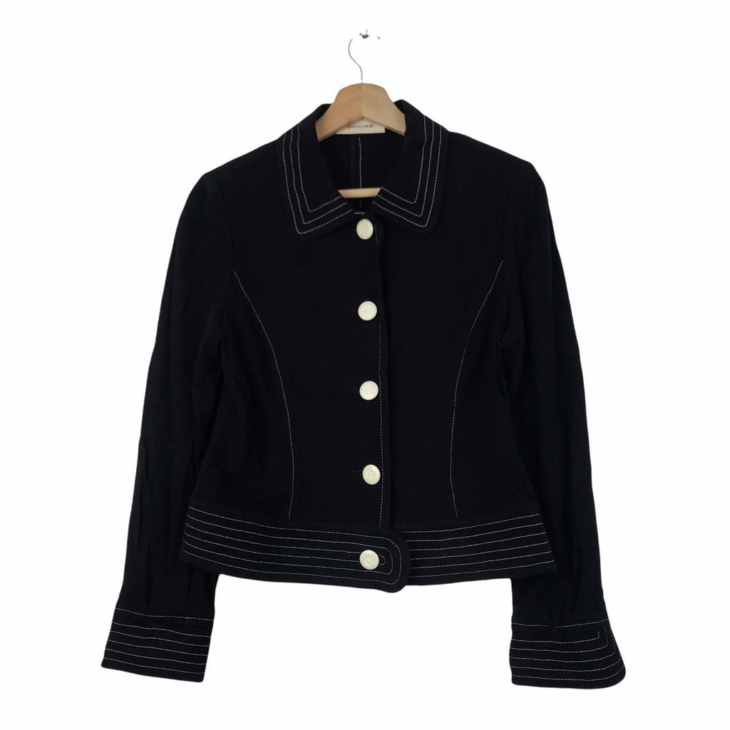Vtg PIERRE CARDIN PARIS Cardigan Jacket Blouse Sweater Coat