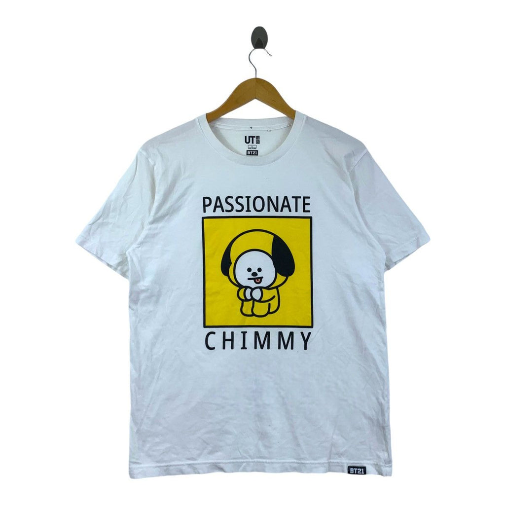 UNIQLO x BT21 LINE Character Passionate Chimmy Tee Shirt Top Cartoon Anime