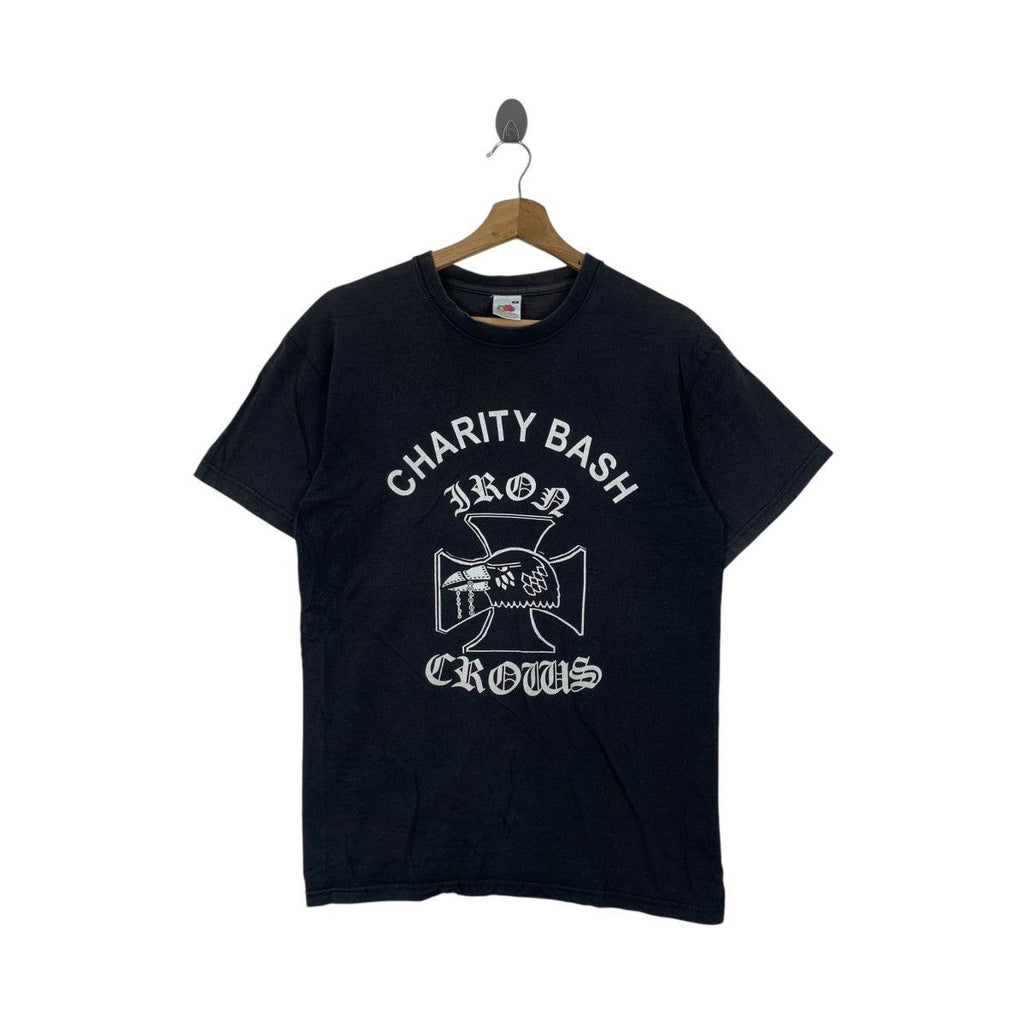 Vintage IRON CROWS CHARITY BASH Band Punk Tee Shirt Top Album Promo Tour