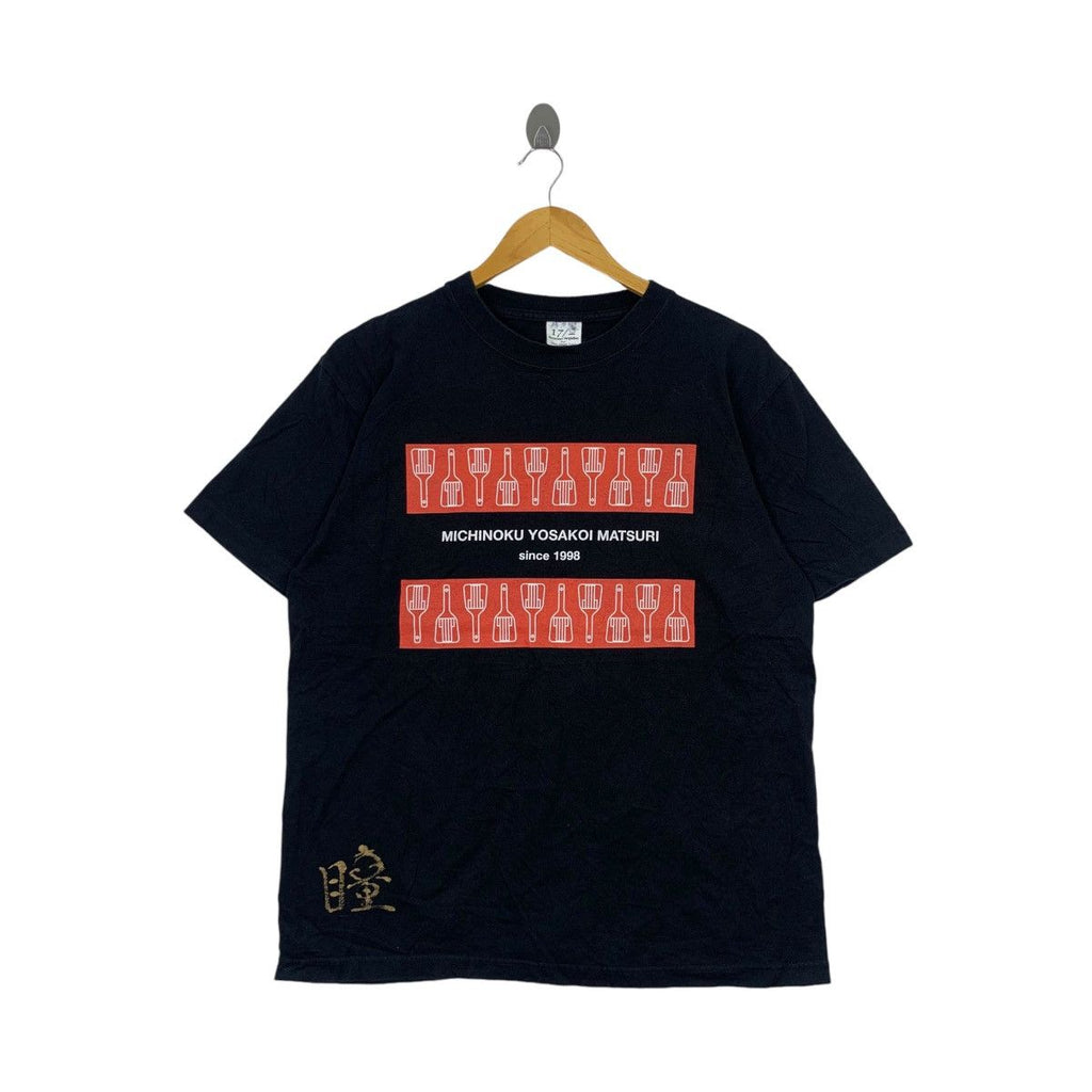 JAPAN TRADITIONAL Michinoku Yosakoi Matsuri Festival Tee Shirt Top Sendai Cultural