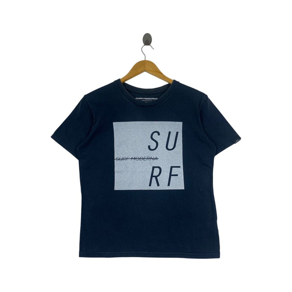 SURF MODERNA HANDSOME SUPPLY Box Logo Tee Shirt Top Hawaii Beach Honolulu