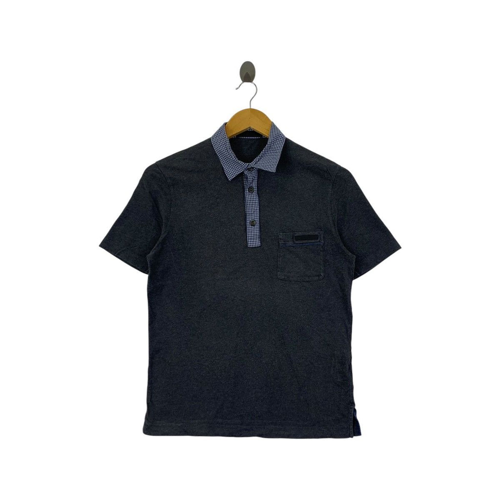 PRADA MILANO COLLECTION 2011 Spring Summer Polo Tee Shirt Top Pocket Office