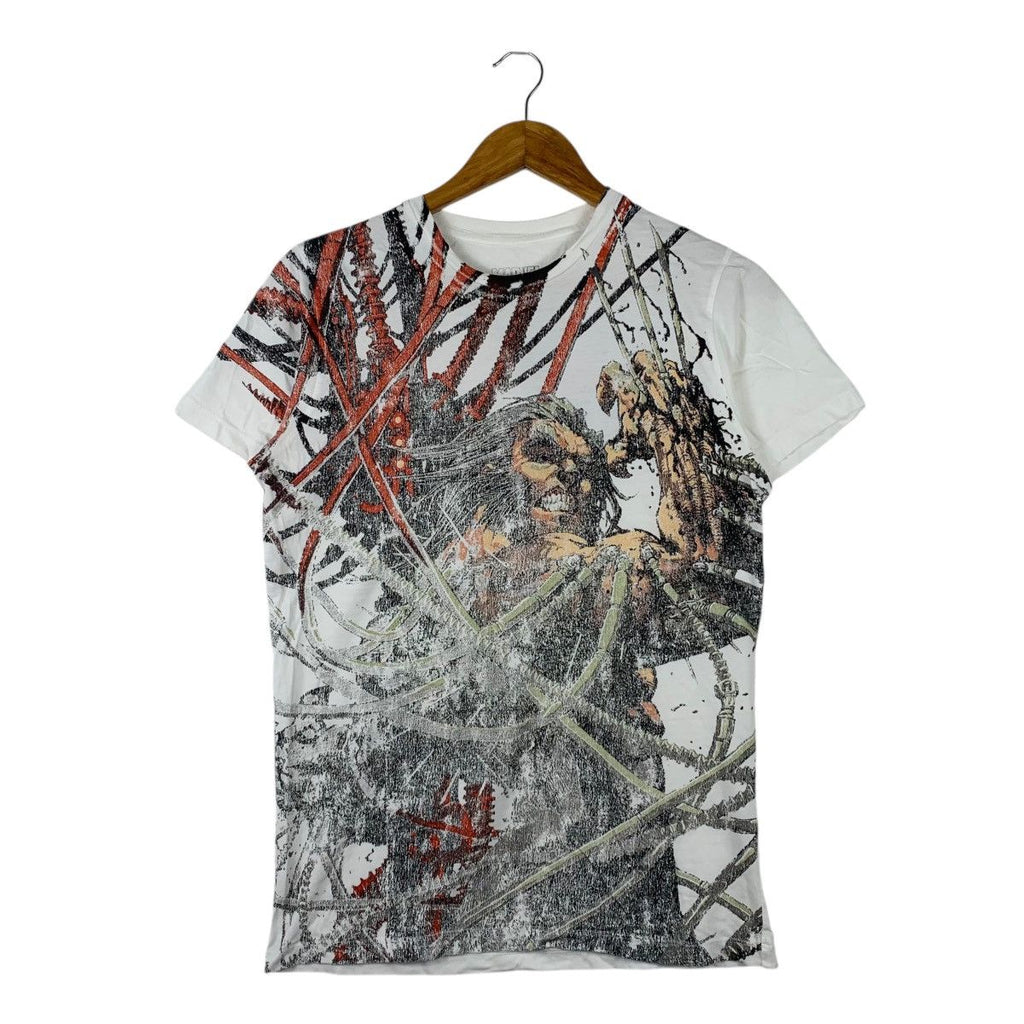FCUK x MARVEL KNIGHTS Wolverine 2009 Collection Tee Shirt Top Limited Edition AOP