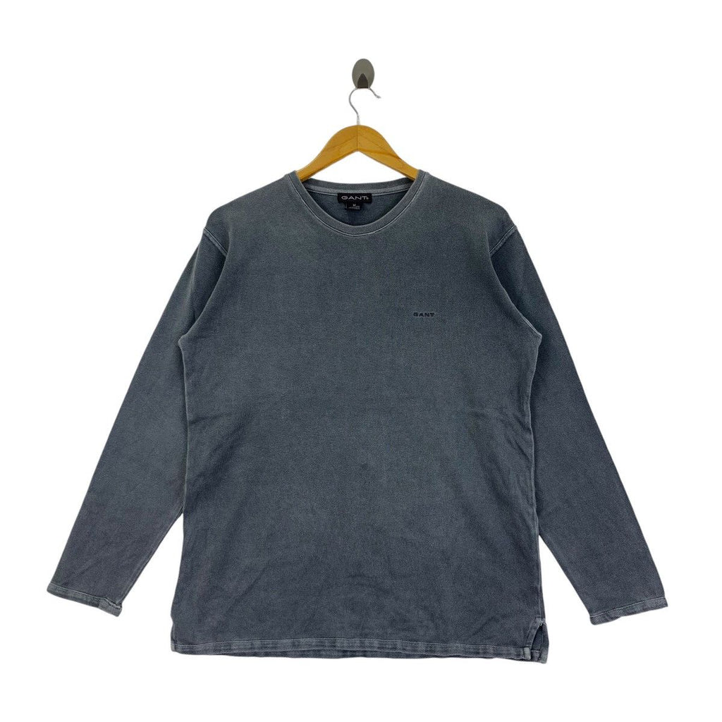 Vintage 90’ GANT MADE IN ITALY Natural Faded Dye Tee Shirt Top Long Sleeve