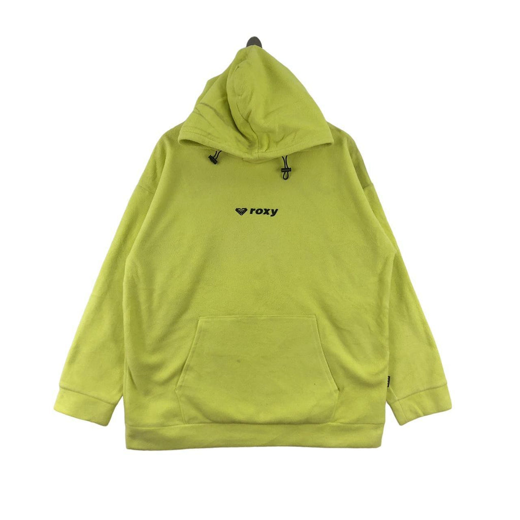 QUIKSILVER ROXY SURF Center Logo Oversized Hoodie Pullover Hawaii Honolulu