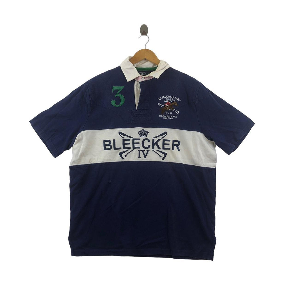 POLO RALPH LAUREN 2009 Bleecker Team Rugby Tee Shirt Embroidered
