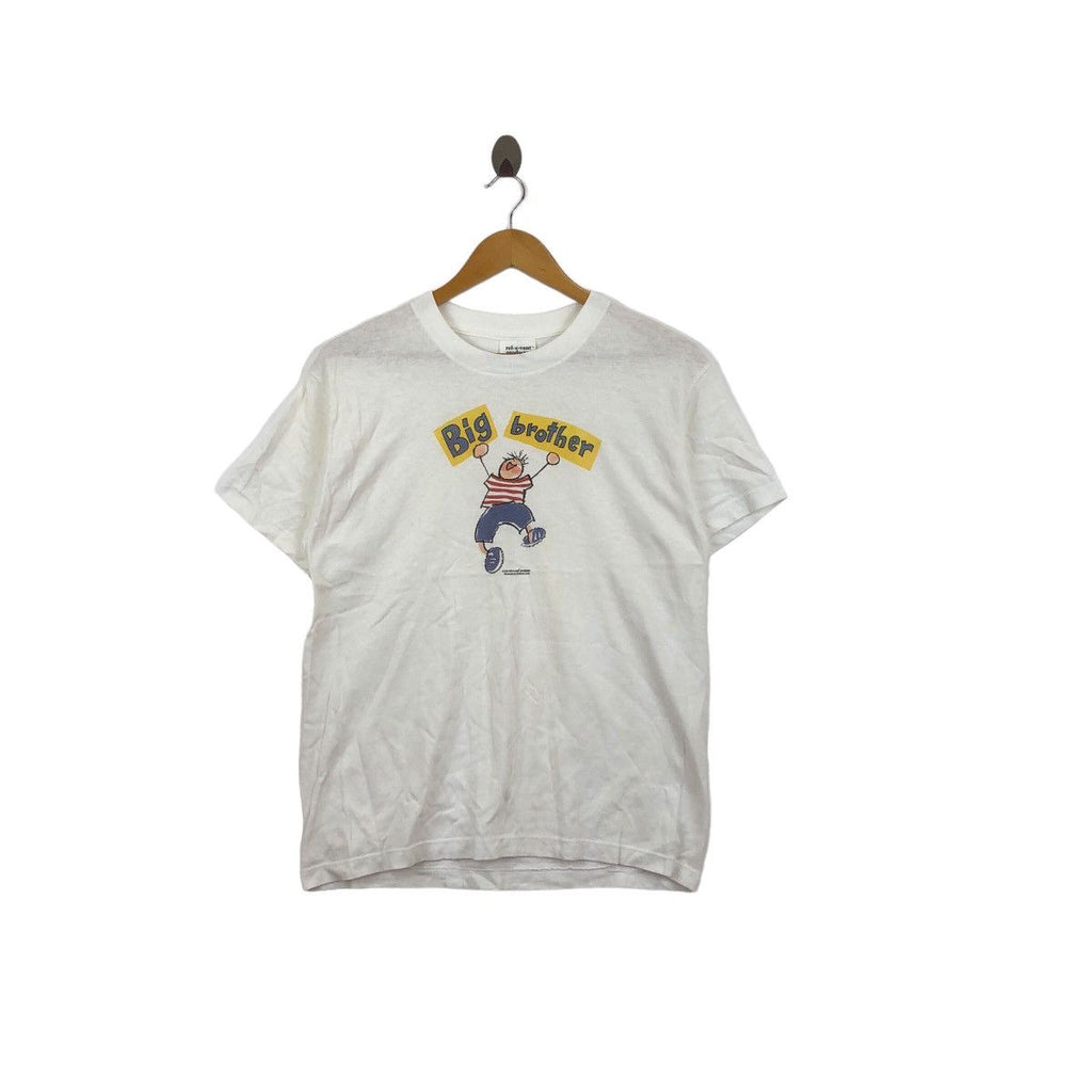Vintage 1999 BIG BROTHER MOVIE FILM Rebecca Lewis Tee Shirt Comic Strip