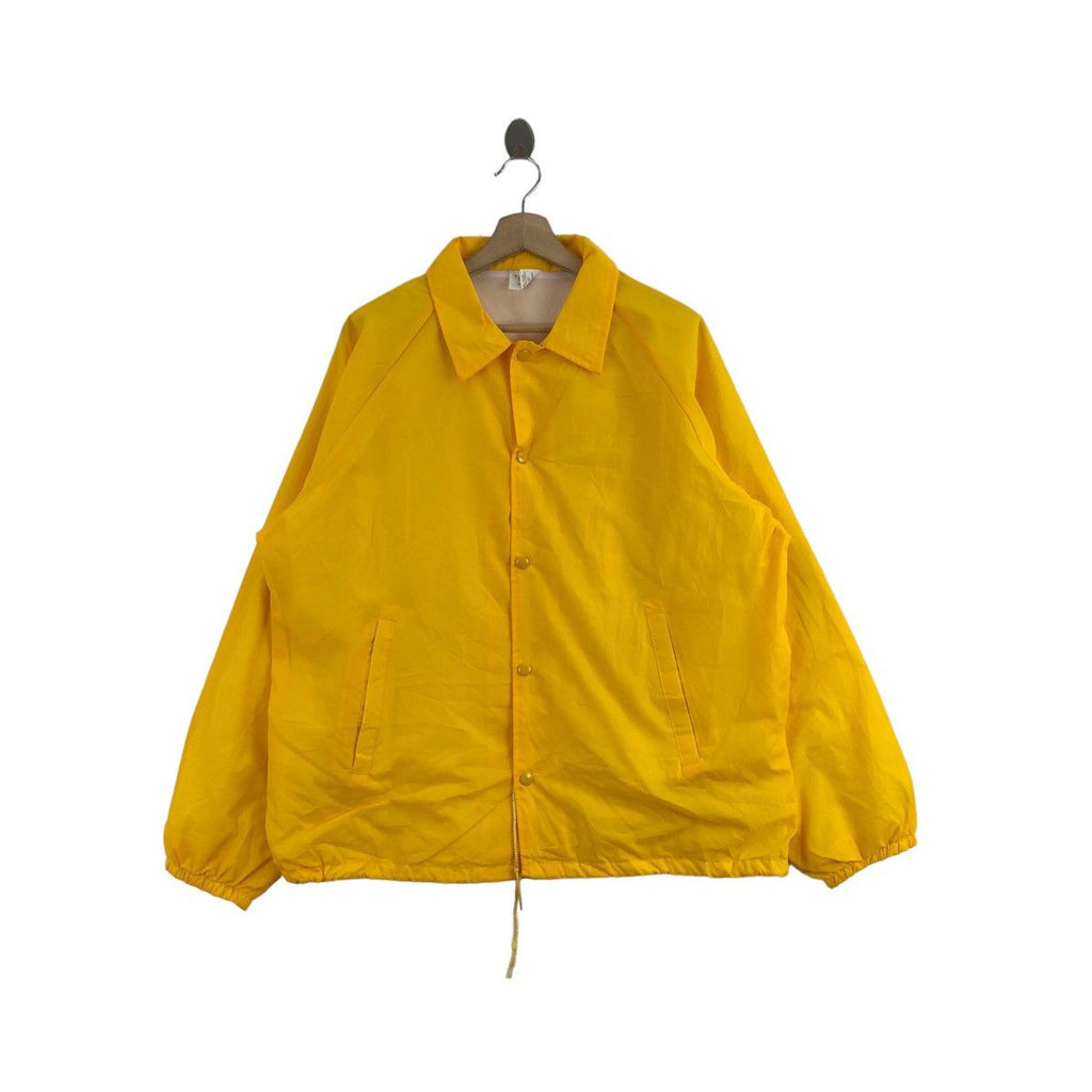 Vtg 90’ AUBURN SPORTSWEAR USA Snap Button Coach Jacket Windbreaker