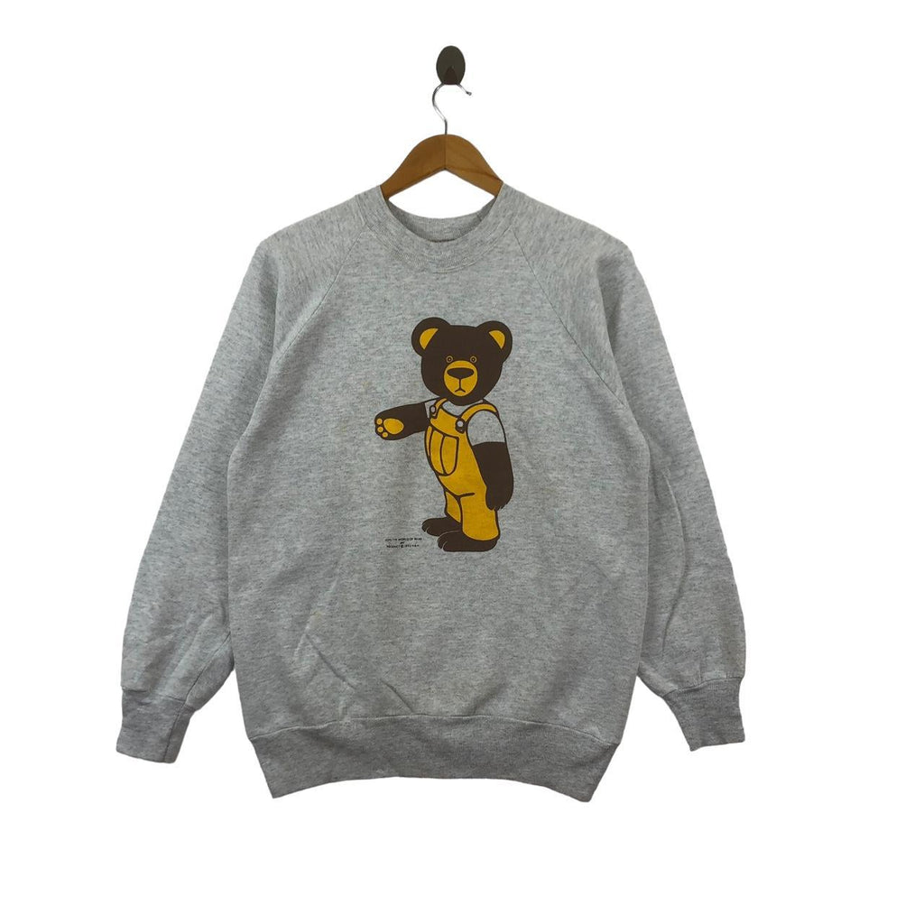 Vintage 1993 JAY SHADOW World Bear Bearbrick OG Sweatshirt Sweater Cartoon Comic