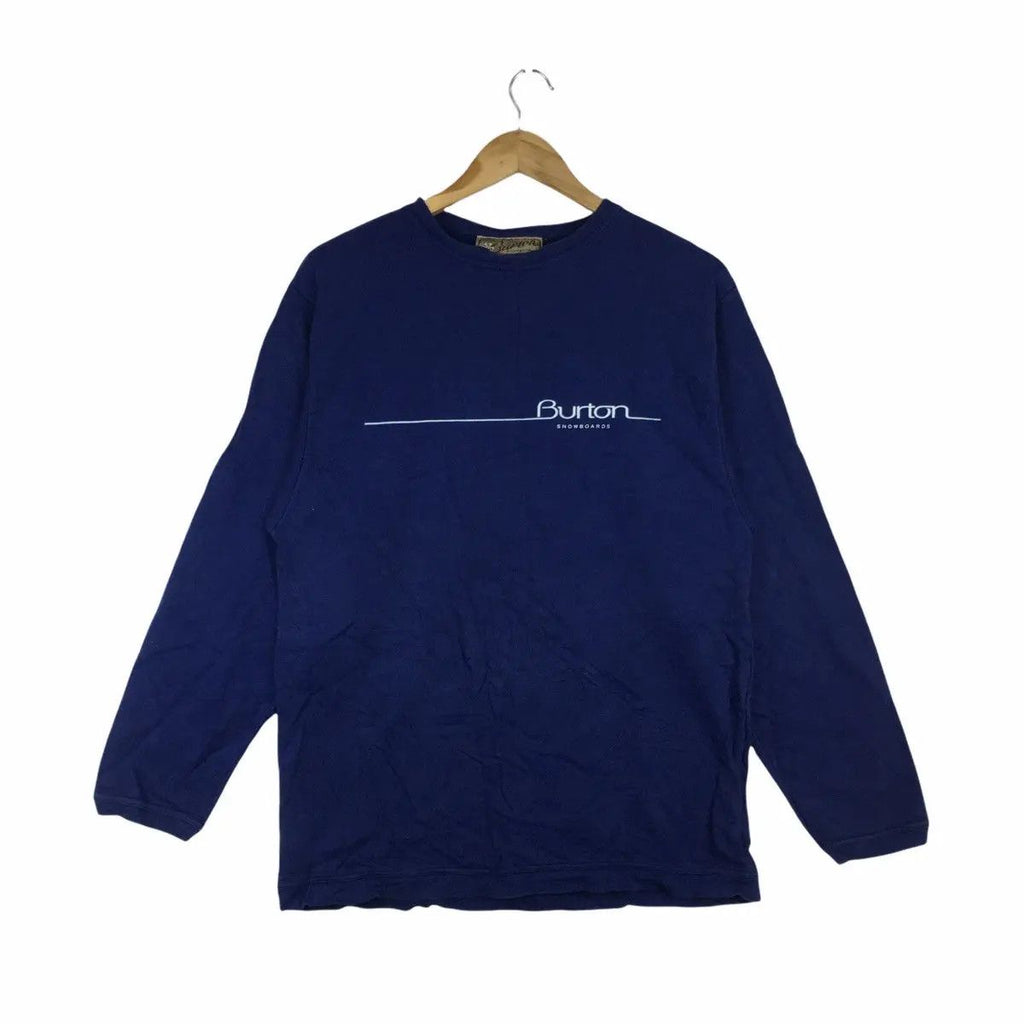 Vintage BURTON SNOWBOARD SKATEBOARD Crewneck Sweater Sweatshirt Pullover