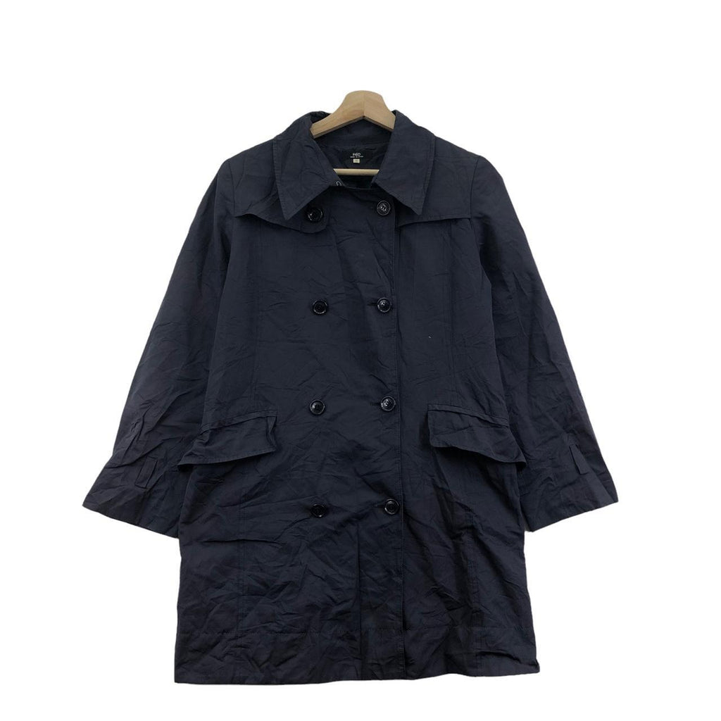 Vintage YOHJI YAMAMOTO INED Double Breasted Pea Coat Jacket Trench Parka Made In Japan