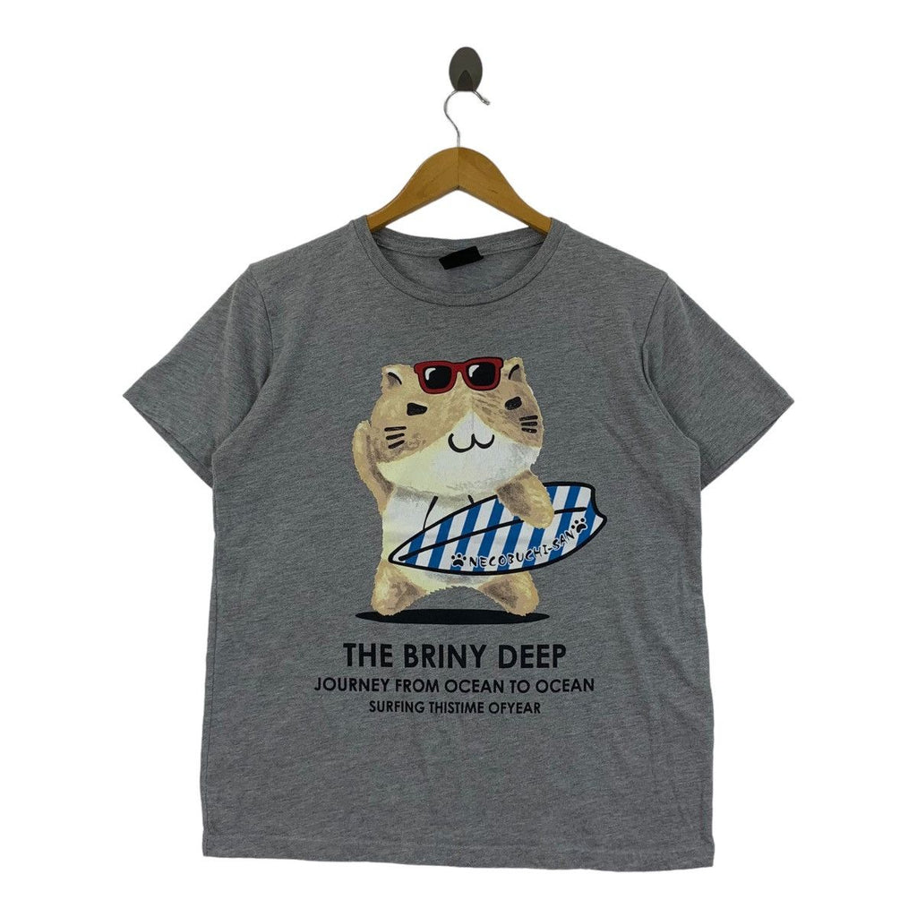 Vintage NECOBUCHI SAN LINE Character Tee Shirt Top Briny Deep