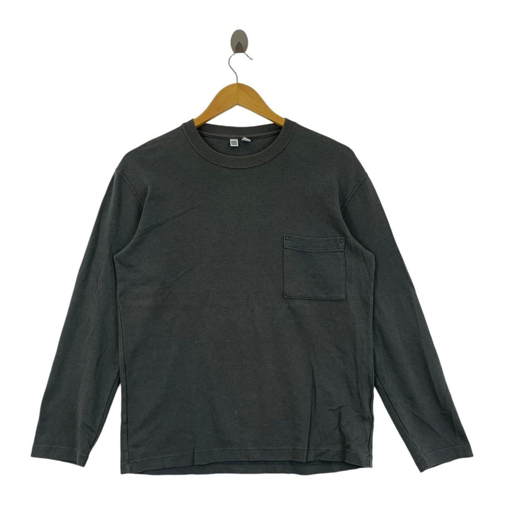 LEMAIRE x UNIQLO Collection Natural Dye Plain Tee Shirt Top Pocket Minimalist Design