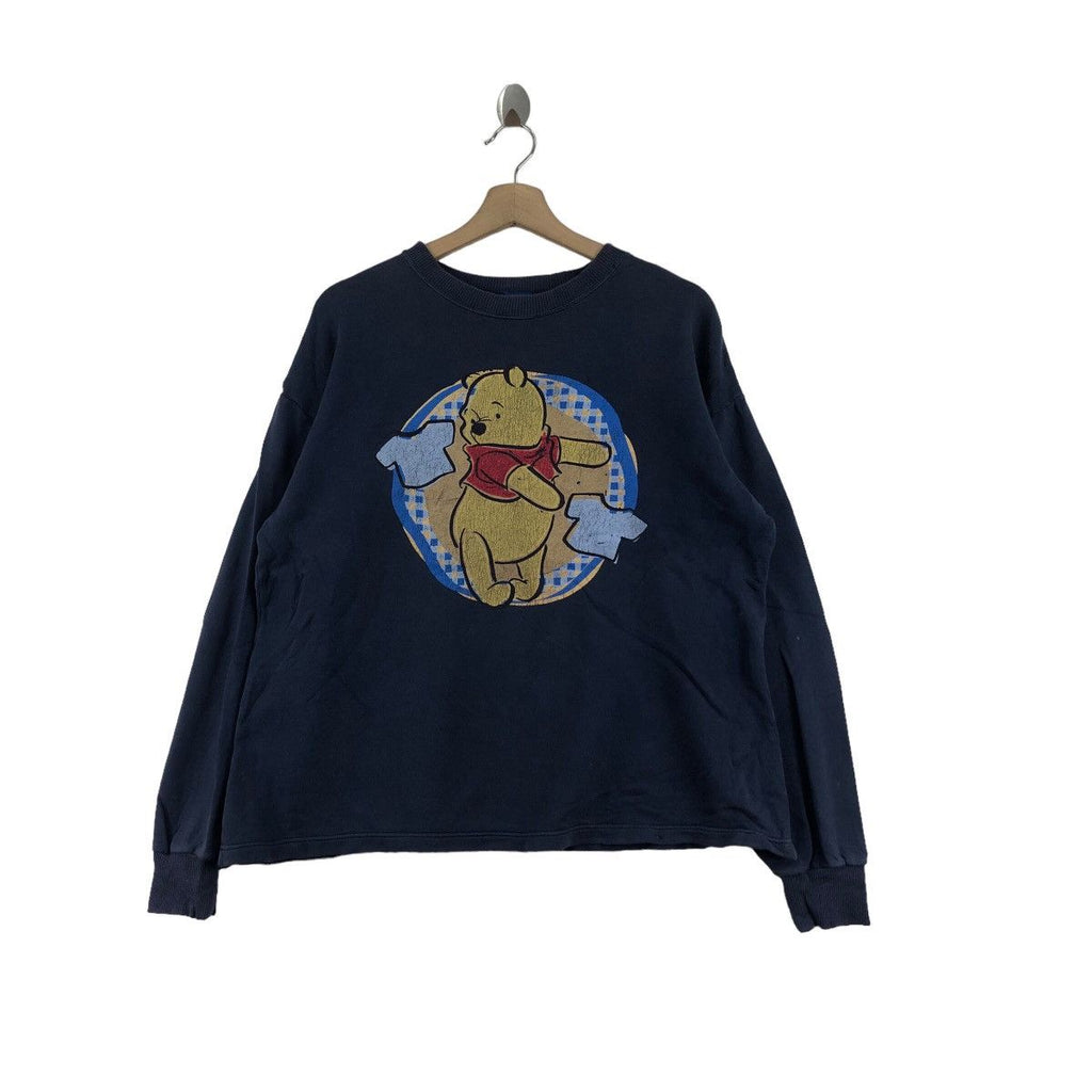 Vintage 90’ DISNEY WINNIE THE POOH Cartoon TV Sweatshirt Sweater Pullover Movie