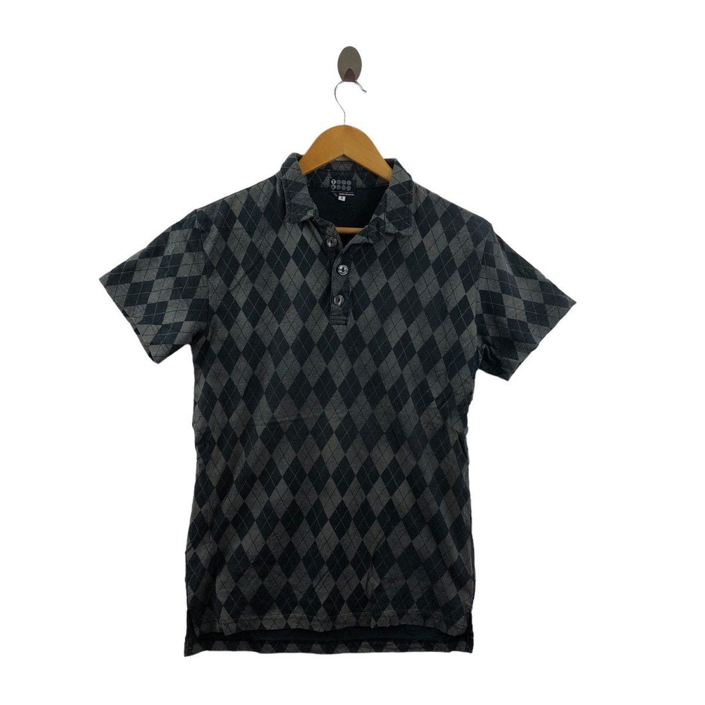 Vintage TAKEO KIKUCHI JAPAN Argyle Pattern Polo Tee Shirt Top