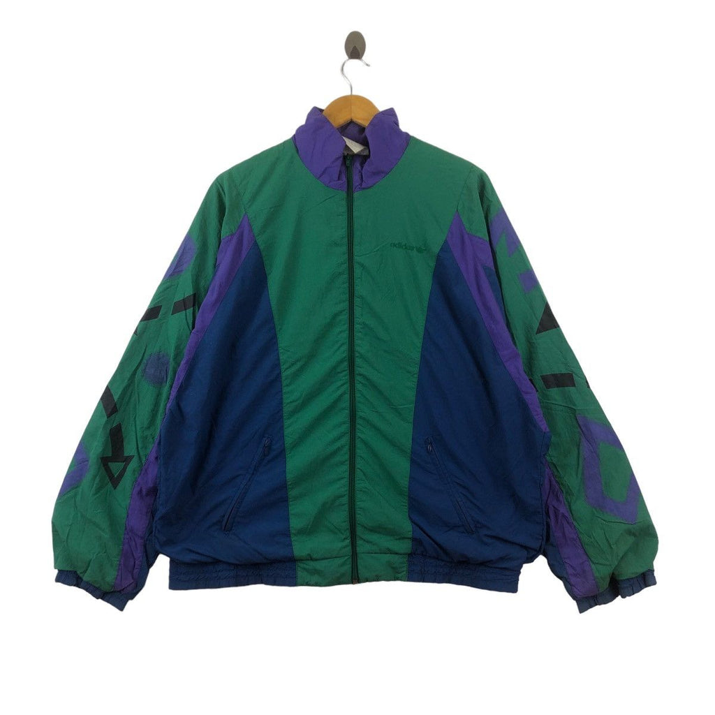 Vintage 80’ ADIDAS ORIGINALS Tennis Champion Coach Jacket Windbreaker