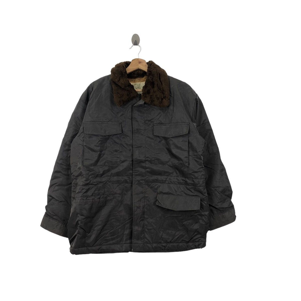 Vintage 80’ EUROPE SUPERIOR FUR Warm Garment Hunter Jacket Windbreaker