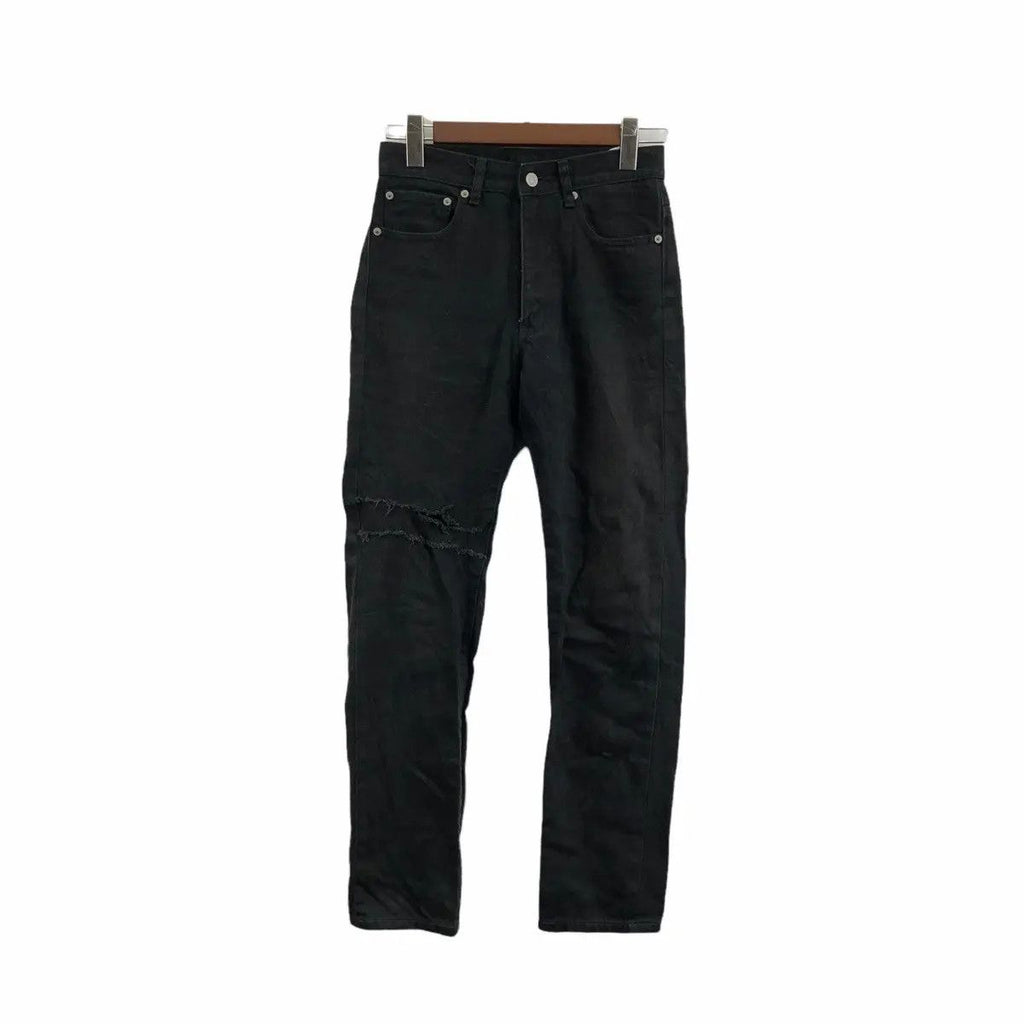 Vintage 90’ SCHOTT PERFECTO BROS NYC Distress Straight Cut Jeans Denim Motorcycle