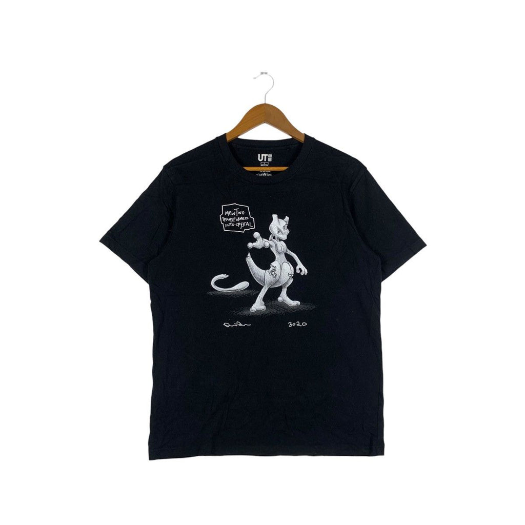 POKEMON x DANIEL ARSHAM Mewtwo Visual Tee Shirt Top Pikachu Illustration