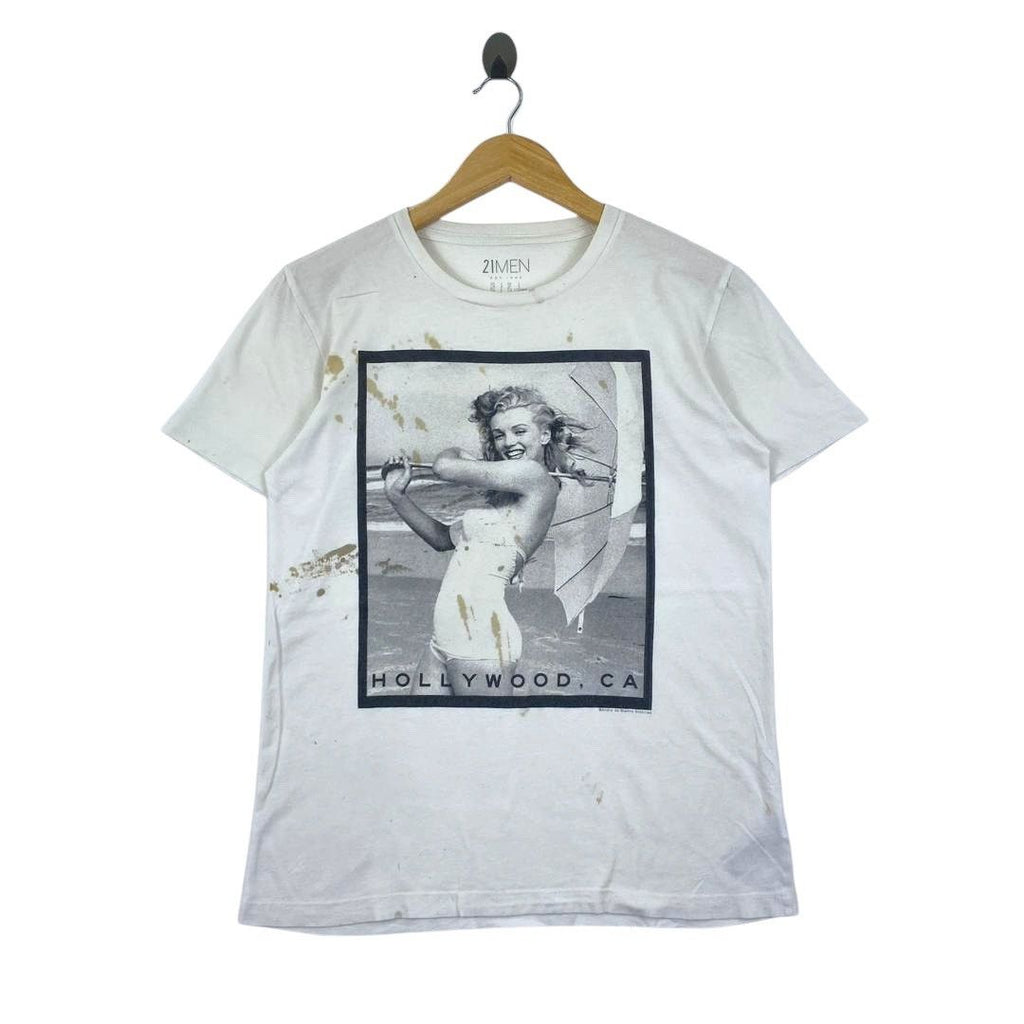 MARILYN MONROE Andre De Dienes Fotofolio Distress Tee Shirt Top Photographer