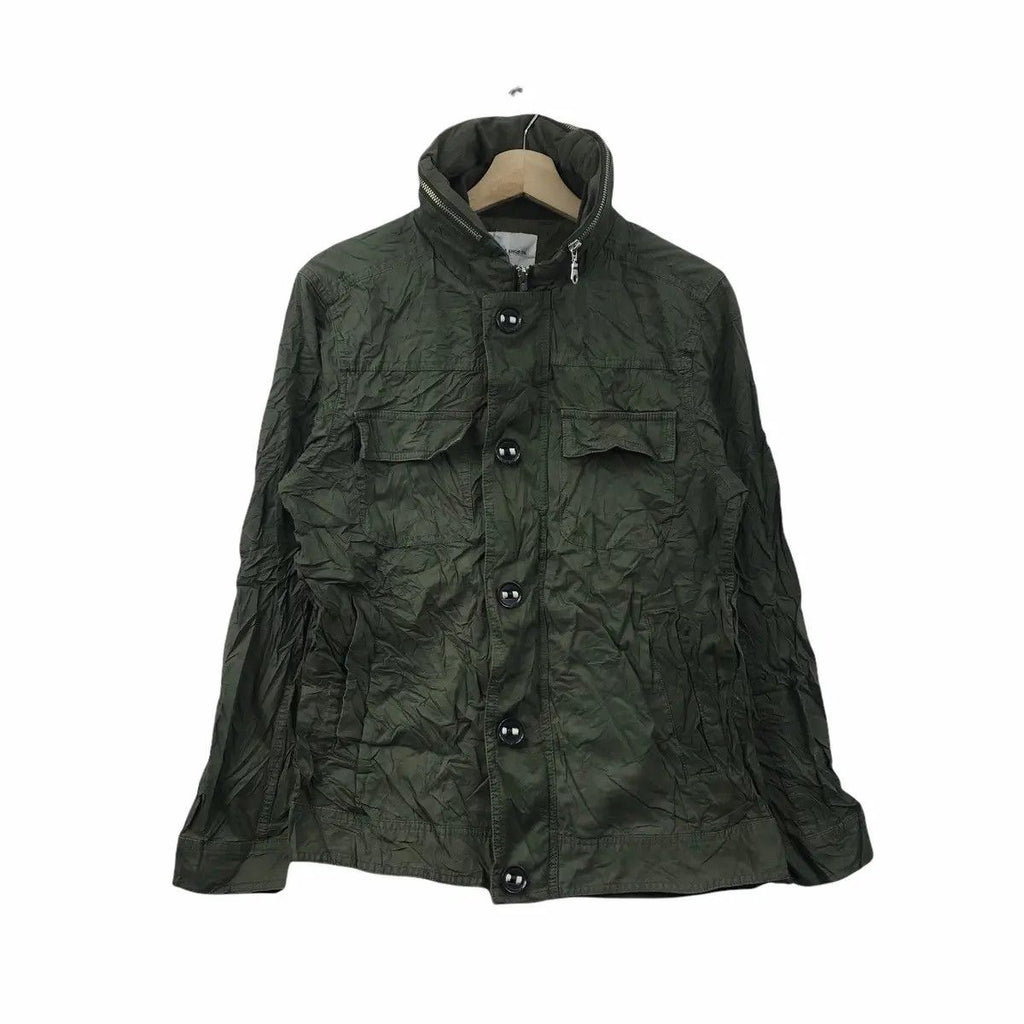 Vintage TAKEO KIKUCHI JAPAN Designer Military Army Parka Jacket Windbreaker Trench Coat