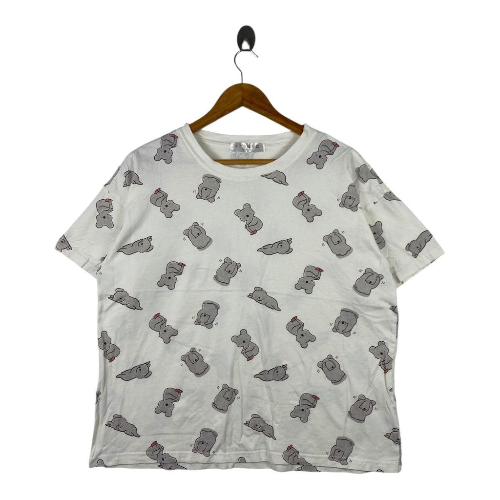 KOALA DIARY CARTOON All Over Print AOP Tee Shirt Top New Zealand Aboriginal