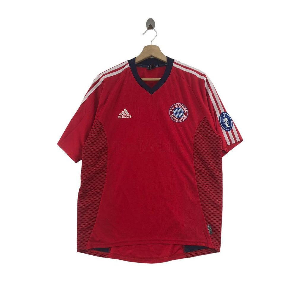 Vintage BAYERN MUNICH MUNCHEN UCL Jersey Tee Shirt Top Bundesliga Champion