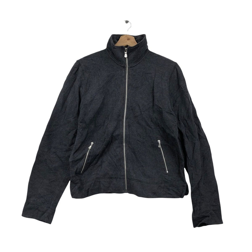 CK CALVIN KLEIN JEANS Collection Minimalist Design Zip Up Jacket Sweater New York