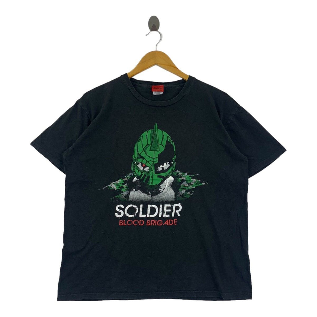 KINNIKUMAN ATARU KINNIKU Anime Soldier Brigade Tee Shirt Manga Napalm Stretch