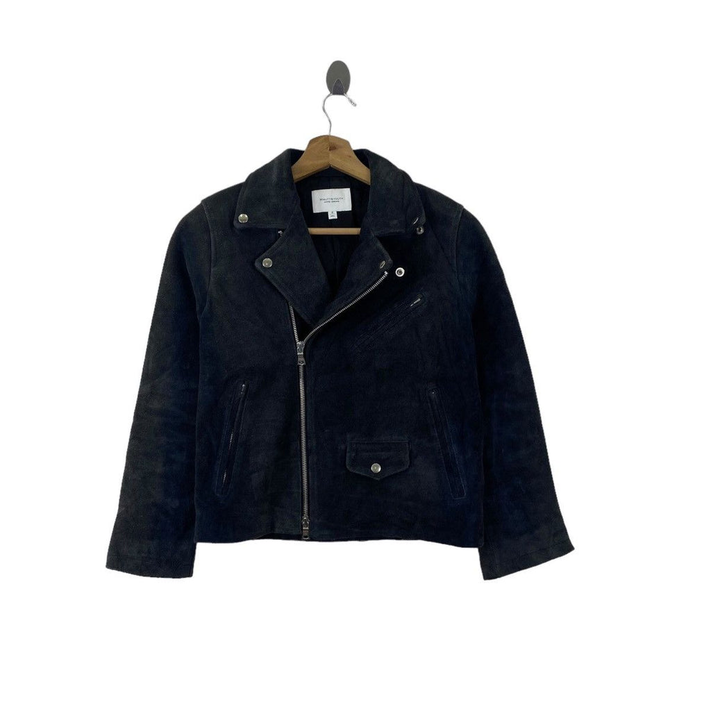 UNITED ARROWS JAPAN Beauty Youth Double Collar Jacket Motorcycle Coat