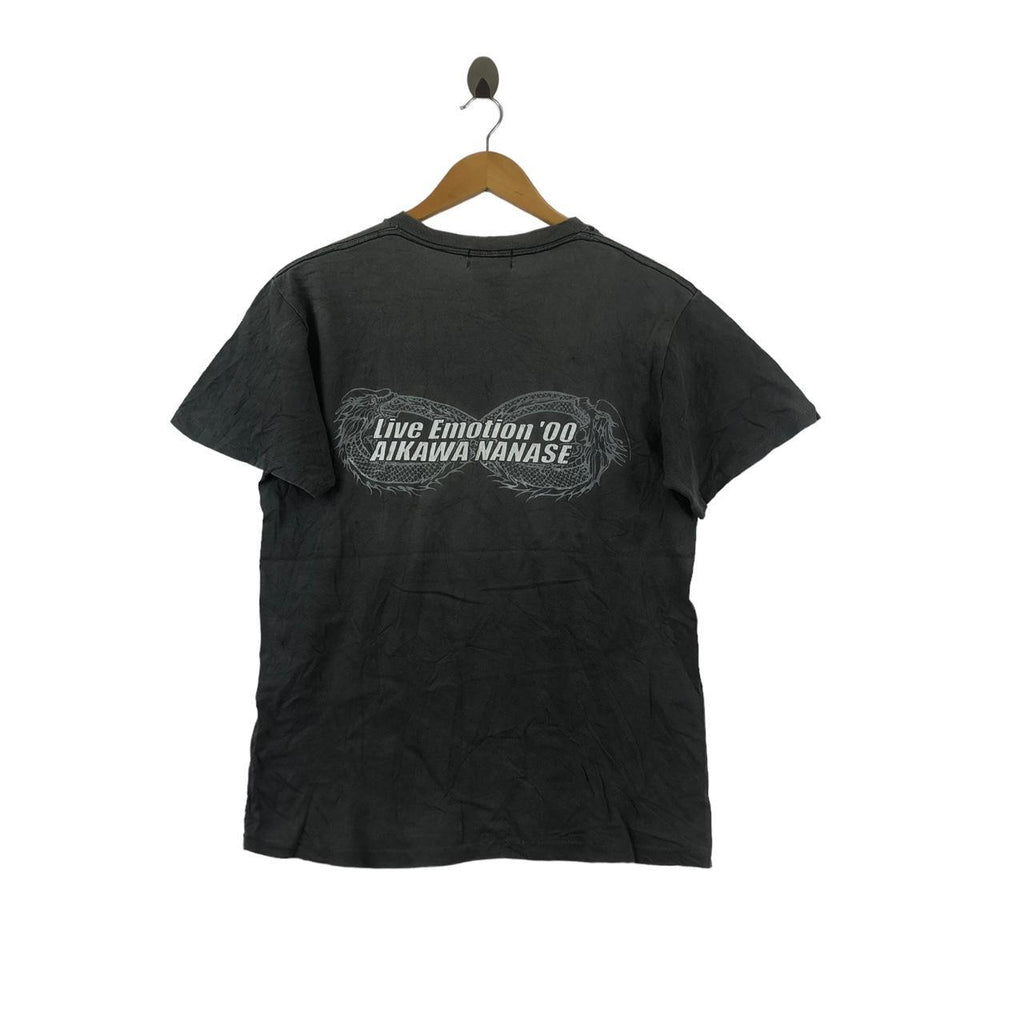 Vintage NANASE AIKAWA Live Emotion 2000 Concert J-Pop Tee Shirt Ruok