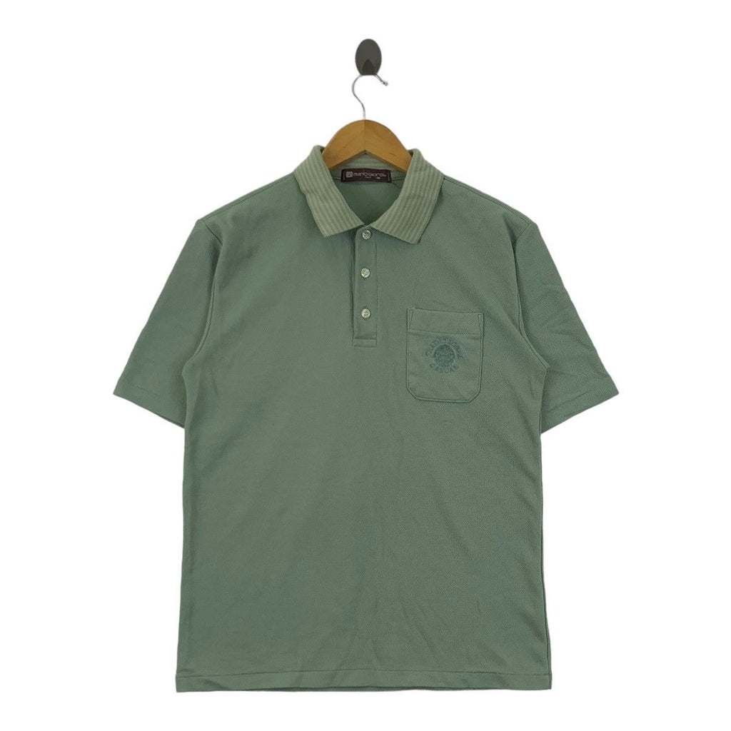 Vintage 90’ MARIO GIORGI ITALY Traditional Casual Polo Tee Shirt Top Collar Pocket