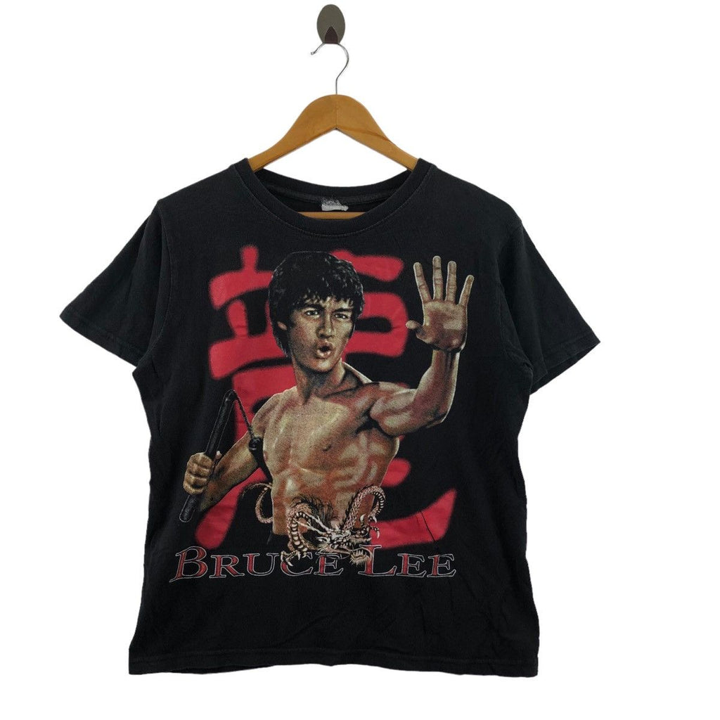 Vintage 90’ BRUCE LEE The Way Of The Dragon Movie Film Tee Shirt Martial Art Legend