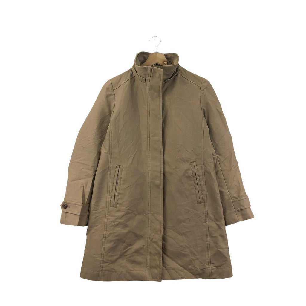 Vtg SHIPS JAPAN DESIGNER Minimalist Trench Coat Heavy Jacket Windbreaker