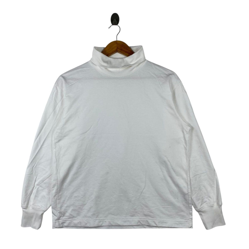 LEMAIRE x UNIQLO Minimalist Design Turtle Neck Plain Tee Shirt Top Sweater Pullover