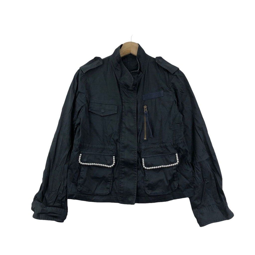 UNITED ARROWS Green Label Relaxing Collection Pearl Button Jacket Parka Windbreaker Trench Coat