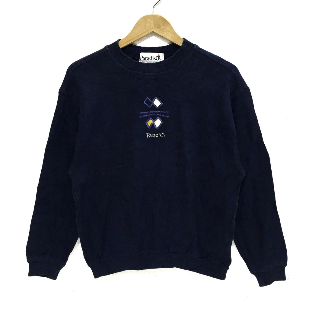 Vintage PARADISO Made In Japan Embroidered Sweatshirt Pullover Jumper Sweater