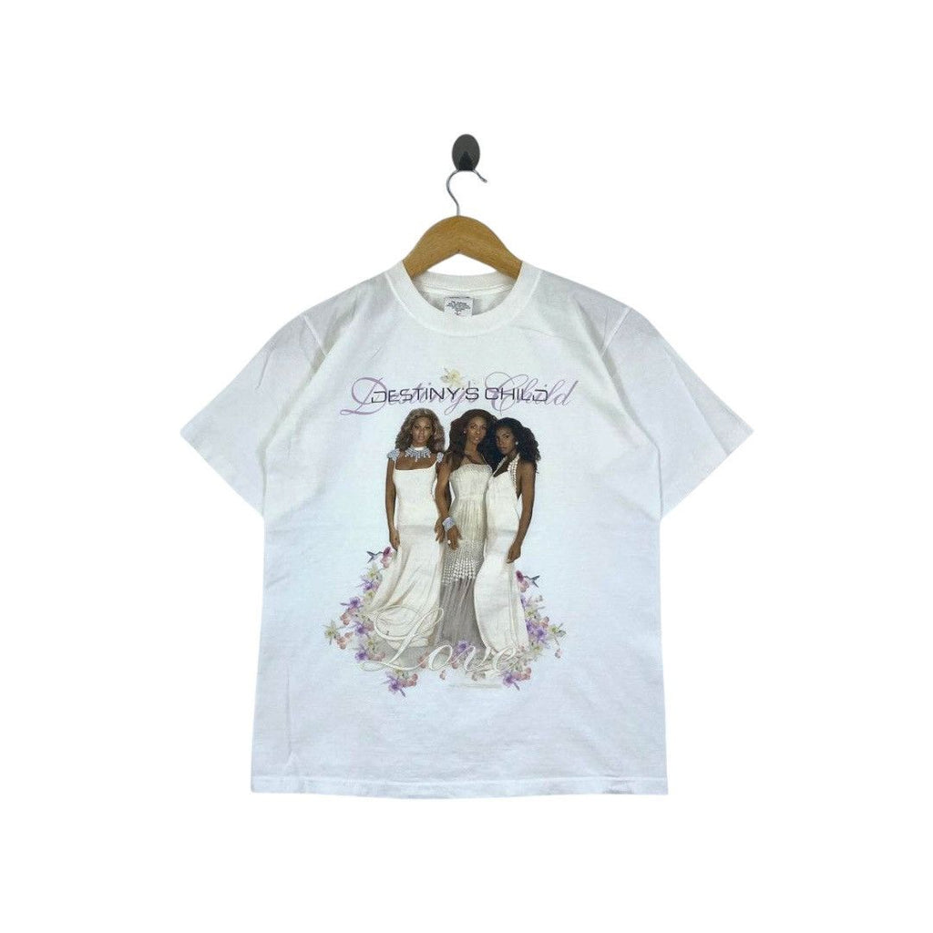 Vintage 2006 DESTINY’S CHILD LOVE Tour Beyonce Tyme Tee Shirt Top Girl Group R&B Pop