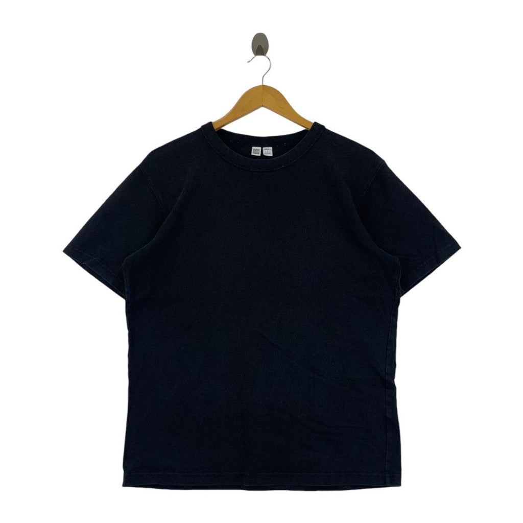 LEMAIRE x UNIQLO Collection Natural Dye Plain Black Tee Shirt Top Minimalist Design
