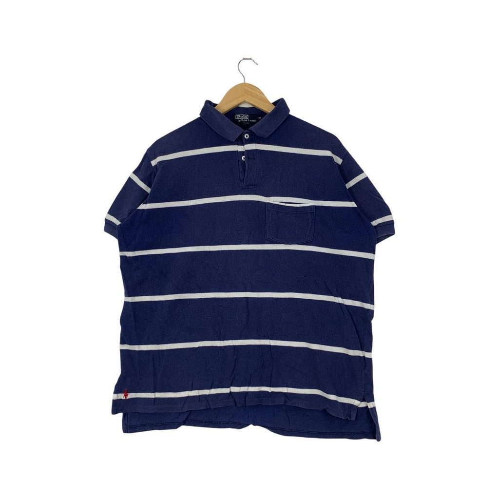 Vintage 90’ POLO RALPH LAUREN Small Pony Striped Tee Shirt Top Made In USA