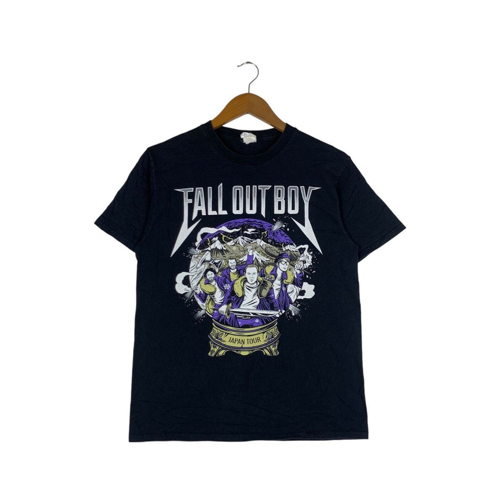 FALL OUT BOY Mania Japan Tour Punk Rock Band Tee Shirt Top Promo Concert