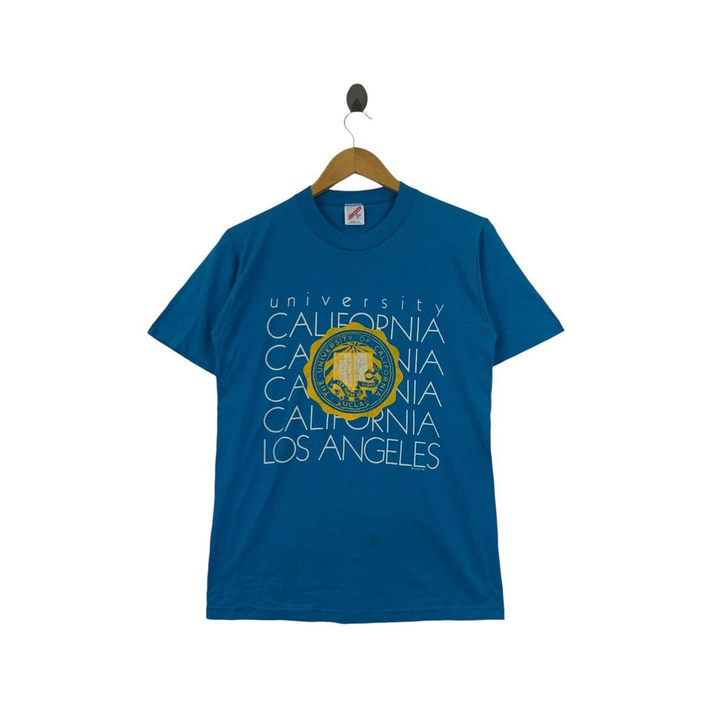Vintage 90’ UCLA UNIVERSITY CALIFORNIA Crest Tee Shirt Top Alma Mater Ivy League