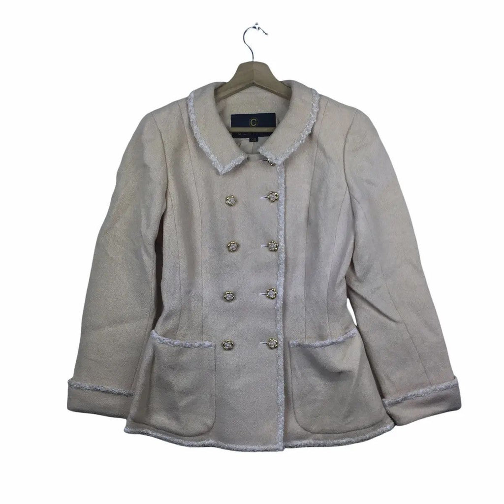 Vintage CLATHAS JAPAN DESIGNER Pea Coat Double Breasted Jacket