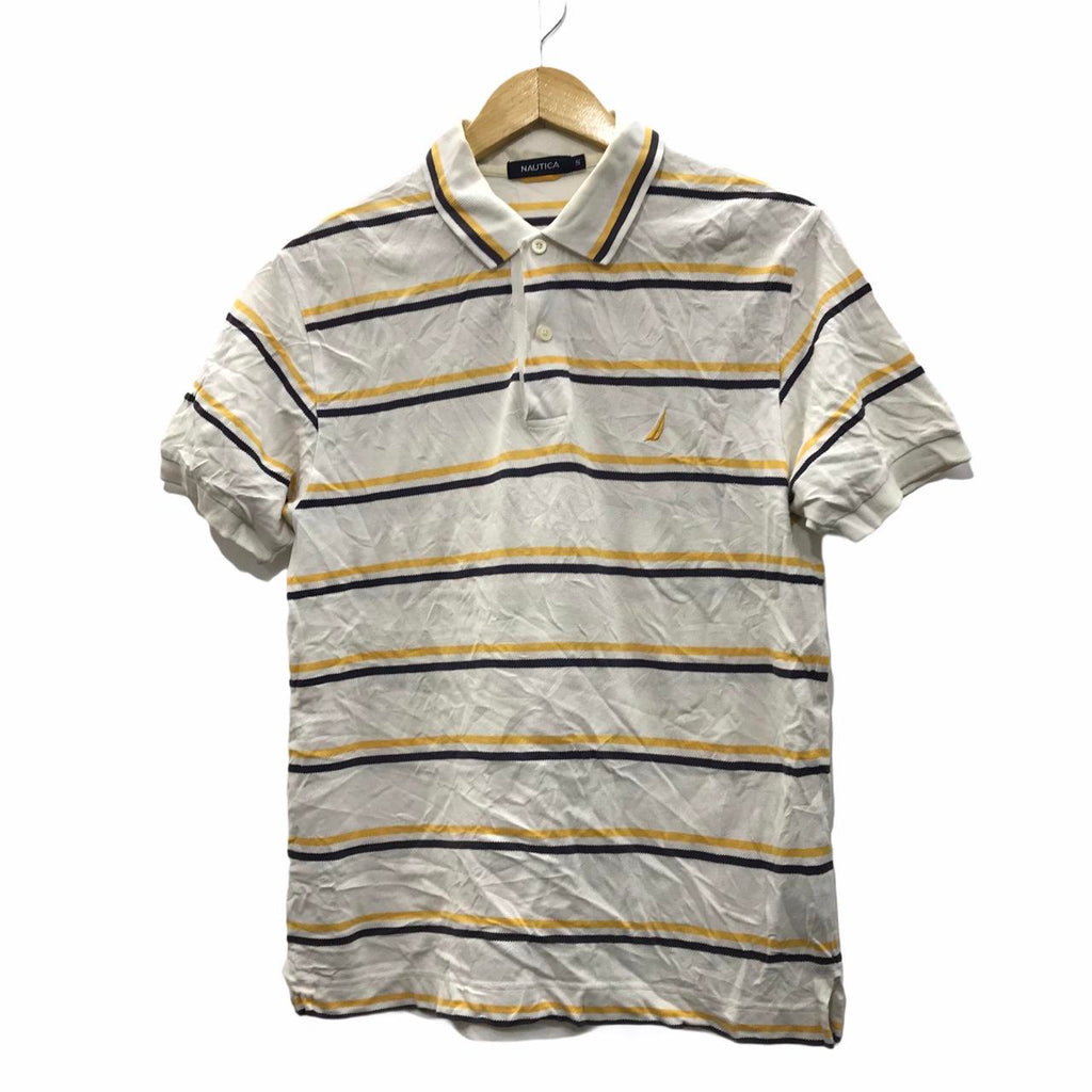 Vintage NAUTICA Jumper Pullover Tee Shirt Sweatshirt Striped White
