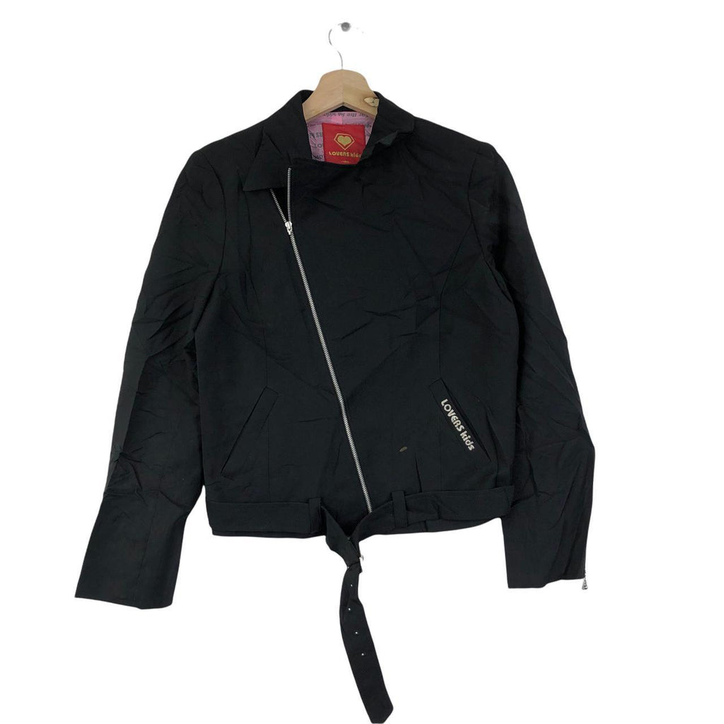 Vtg SUPER LOVERS ROCK Japan Motorcycle Jacket Coat Sweater Windbreaker Design Studio