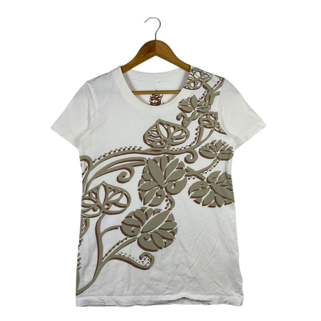 JAPAN TRADITIONAL KUROFUNE Floral AOP Tee Shirt Top Artwork Illustration